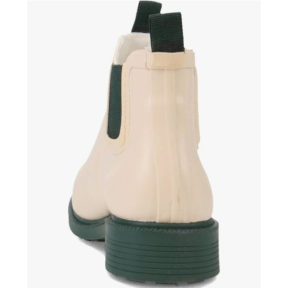 JBU By Jambu Chelsea Floral Rainboot Waterproof Womens Cream Size 9.5 - Picture 3 of 5